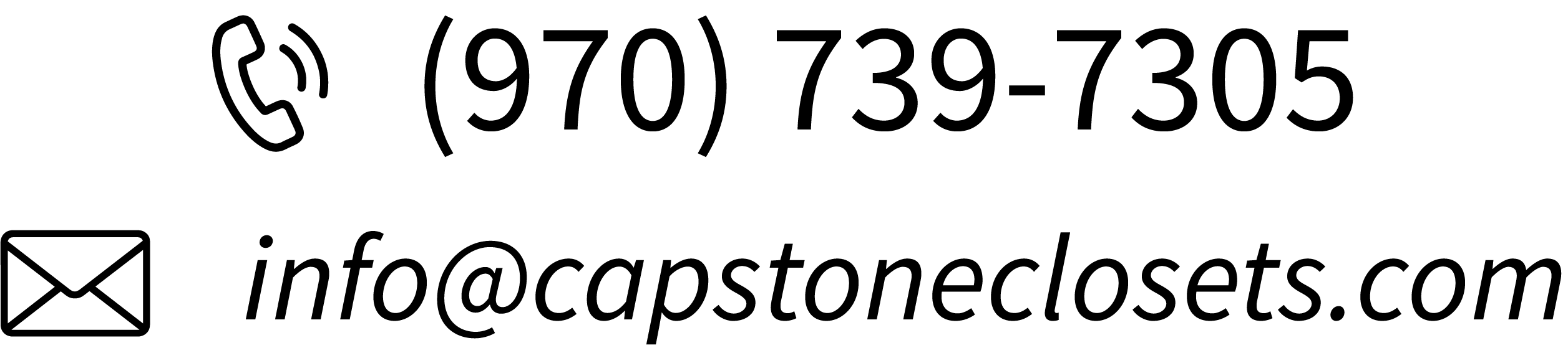 Capstone Closets Contact Info