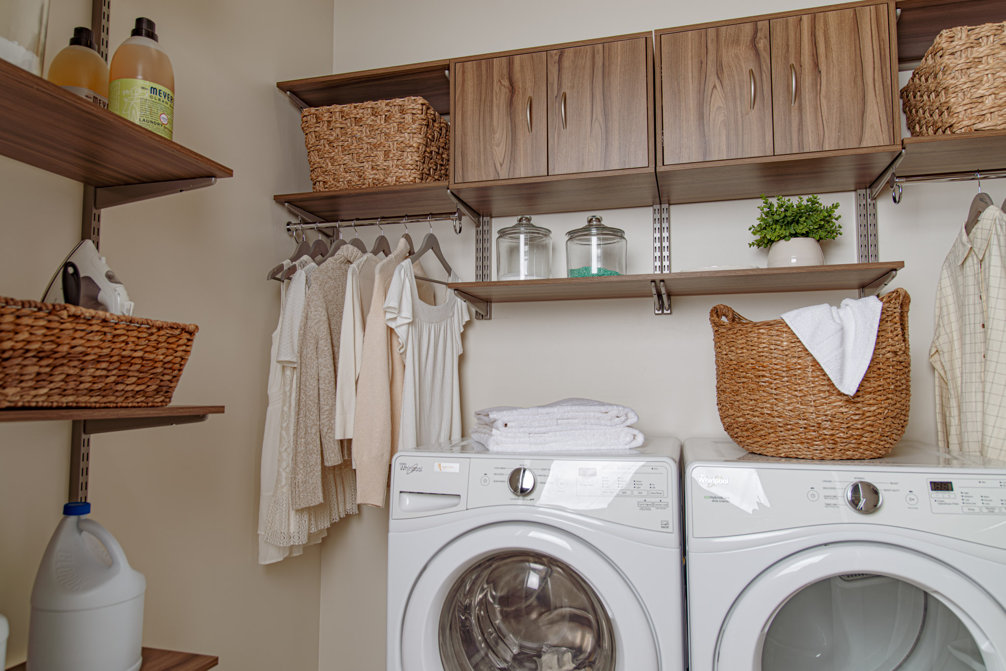 Laundry Room Organizer System